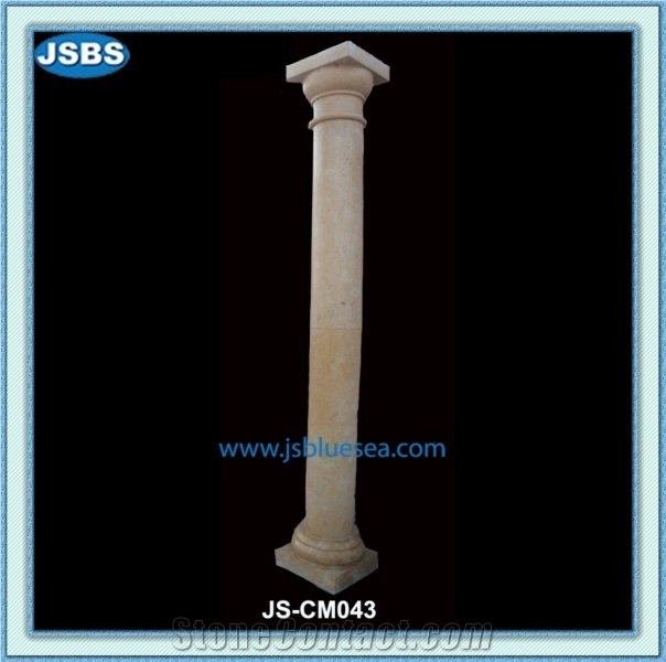 Hand Carving Stone Columns