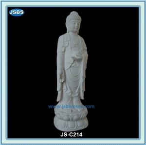 Kwan Yin Statue, Natural Marble Statues