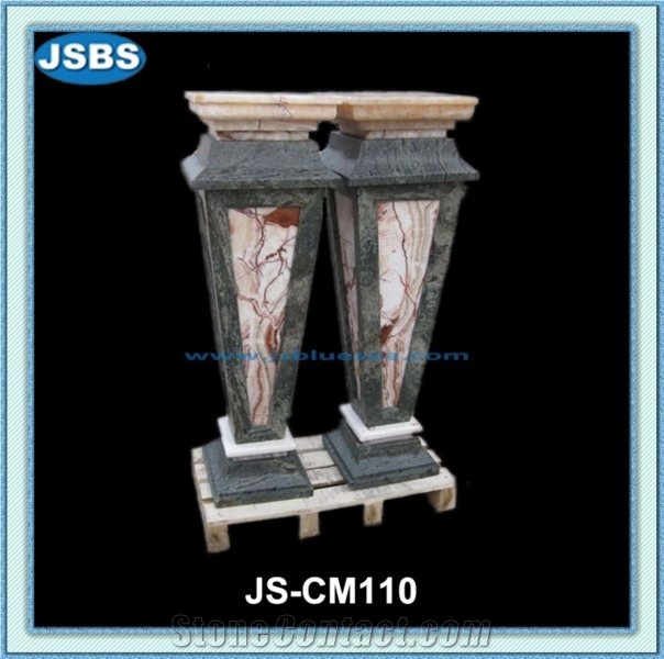 Marble Sculptured Columns for Interior
