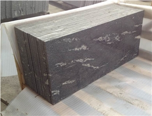 Jet Mist Via Lactea Granite Tiles, China Black Granite Slabs and Floor Tiles, Black Stone Tiles