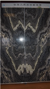 China Grey Marble Australia Grey Marble Slabs Tiles Vein Cut Bookmatched Bathroom Wall Panel Tiles