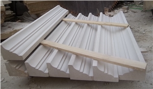 China Pure White Sandstone Slab Tile Panel Wall Cladding,Garden Floor Covering Pattern,Interior Walling Tile