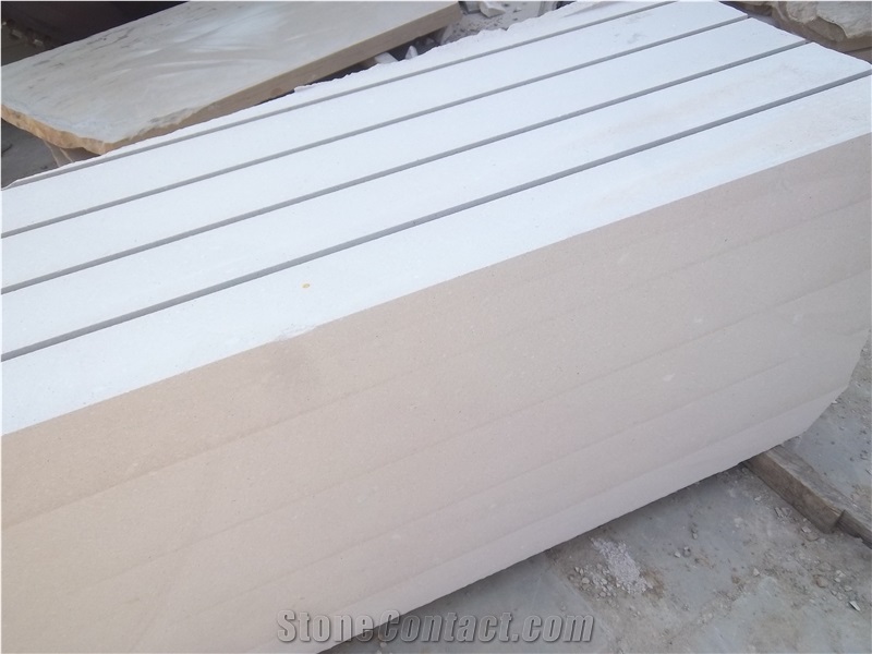 China White Sandstone Tile Cut to Size Panel,Bianco Milk White Stone for Villa Exterior Wall Cladding,Floor Covering