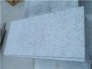 G603 Bianco Sardo Silver Grey Granite Honed Tiles,Sesame White Granite,Crystal Grey Granite,Light Grey Granite,Granito Gris Flooring Tile