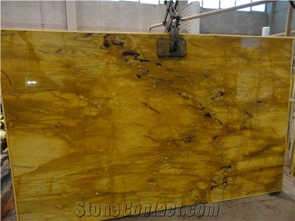 Giallo Siena Marble Slabs Tiles,Yellow Brocatello Di Golden Sienna Marble Panel for Hotel Floor Covering ,Wall Cladding