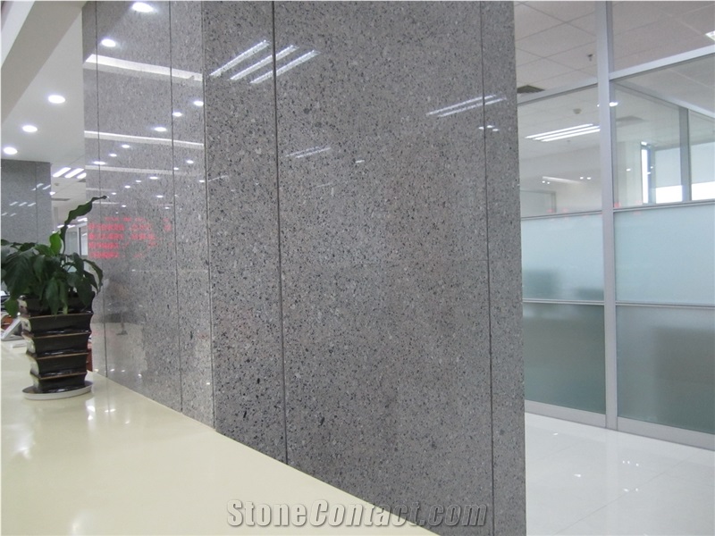 Imperial Ice Grey Granite Slabs Tiles Polishe Panel for Interior Wall Cladding,Airport Floor Covering