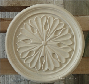 3d Natural Stone Interior Walls Tile, White Marble Walls