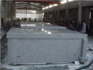 Factory Direct Grey Granite Mausoleum for Sale, G603,G633 Grey Granite Mausoleum & Columbarium