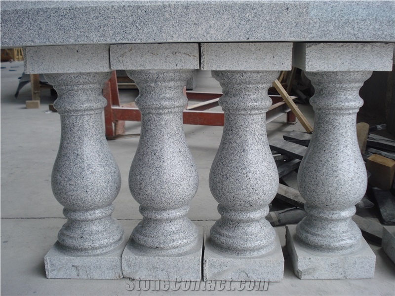 Grey Granite Balustrade & Railings, G603 Grey Granite Railings