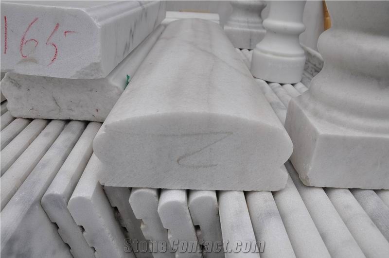 Guangxi White Marble Balustrade for Decoration