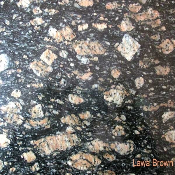 Lava Brown Granite Slab