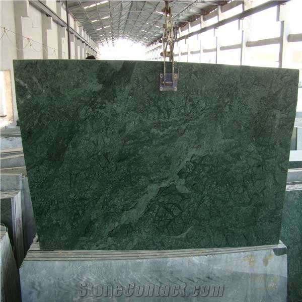 Wave Green Marble Slab, China Green Marble