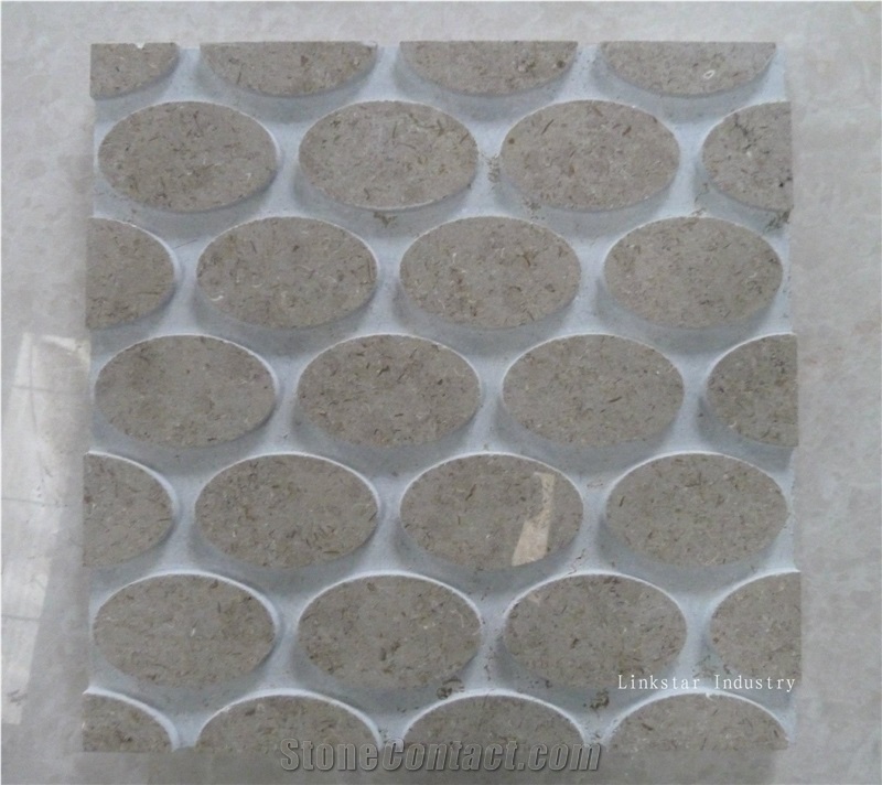 Natural 3d Interior Modular Stone Wall Finishes, Grey Marble Wall