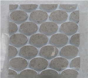 Natural 3d Interior Modular Stone Wall Finishes, Grey Marble Wall