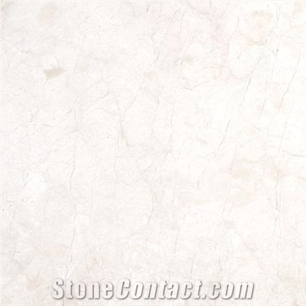 Polished Bianco Perla Marble Tiles, Iran White Marble