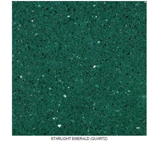 Starlight Emerald Quartz, Quantum Quartz Tiles Polished Finish