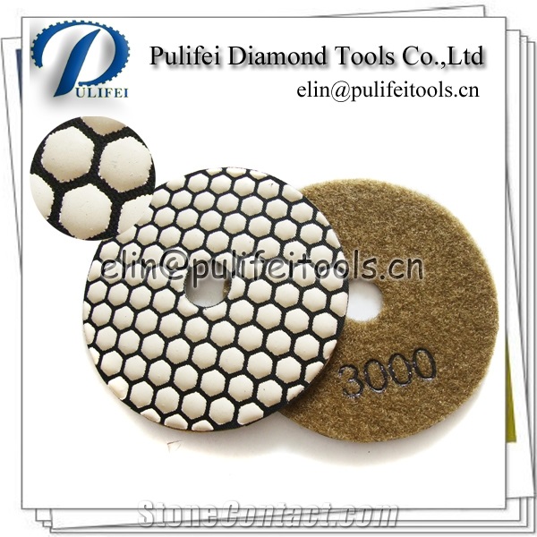 Angle Grinder Diamond Dry Polishing Pad for Stone Dry Polishing