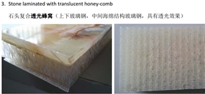 Honey Onyx Semi-Translucent Panel