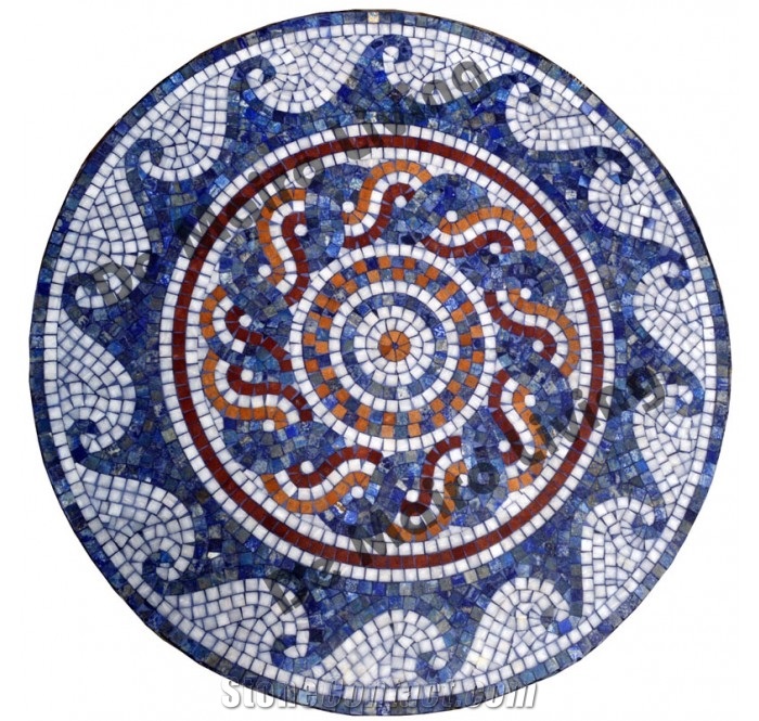 Lapis Lazuli Mosaic Art 1