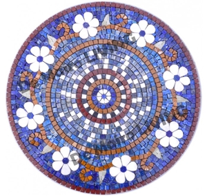 Lapis Lazuli Mosaic Coffee Table Top