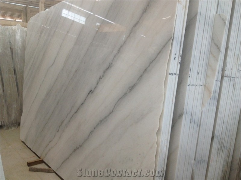 China White Marble Gangsaw Slab,White Marble Slab,Oriental White Marble