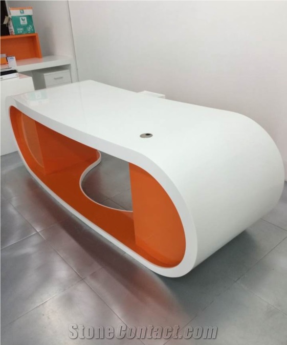 Artificial Stone Unique Design Google Table Office Desk