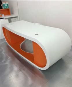 Artificial Stone Unique Design Google Table Office Desk