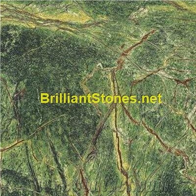 Rainforest Green Marble, India Green Marble Slabs & Tiles