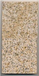G682 Ming Gold Granite,G682 Desert Gold Granite Tile Slab