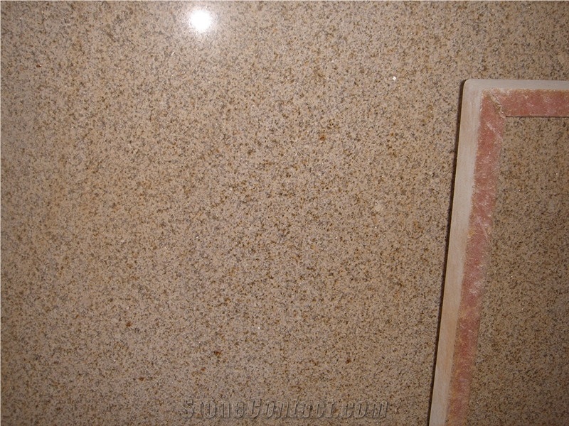 Golden Garnet Granite G682 Dark Yellow Granite Slabs Tiles From