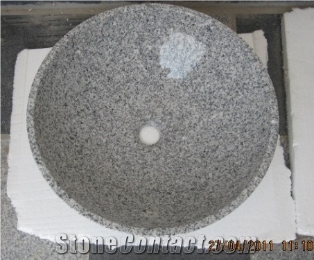 China Natural Granite Stone Polished Sesame White ,G603 China Grey Above Counter Basin, Above Countertop Basin used for Hotel decor ,Luxury decoration 