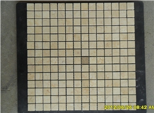 Good Quality Beige Marble Mosaic Tile, Square Marble Mosaic Tile , Sunny Beige Mosaic , Cheap Beige Mosaics , Marble Wall Mosaics , Popular Chipped Mosaic , Cream Mosaic Tile