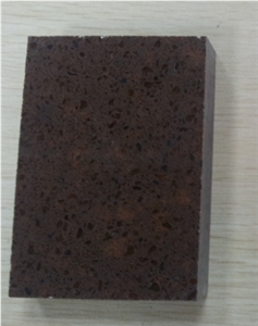 Sina Red Brown Quartz, Engineered Quartz Stone, Artificial Stone