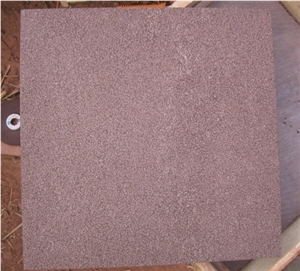 Bush Hammered Red Sandstone Paver Slabs & Tiles, China Red Sandstone