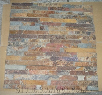 China Rust Slate Culture Stone,Wall Covering S1120