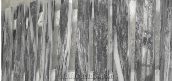 East Ink Marble Slabs & Tiles, China White Marble