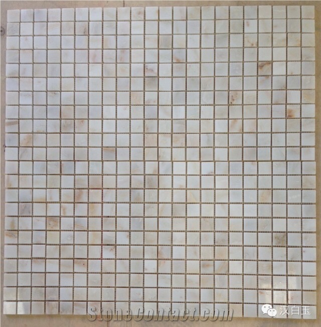Mosaic Slabs & Tiles, China White Marble
