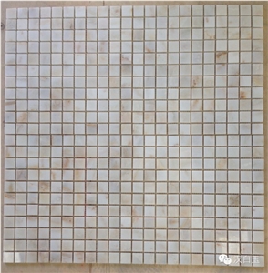 Mosaic Slabs & Tiles, China White Marble