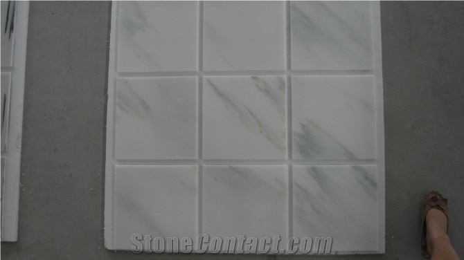 Starry White Marble Slabs & Tiles, China White Marble