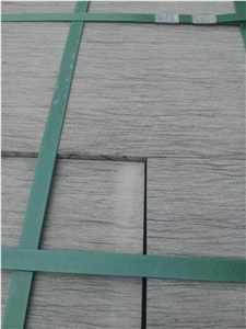 Wooden Grey Sandstone Slabs & Tiles,Sichuan Grey Sandstone