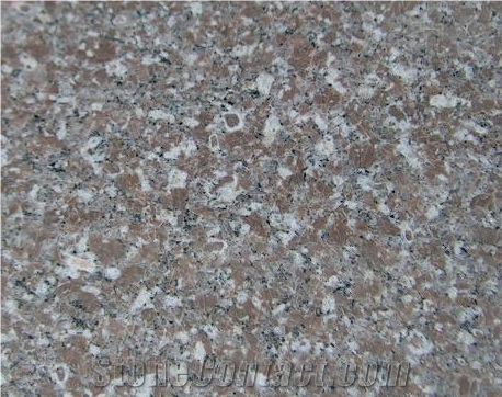 Polished G648 Granite Paving Tile, Deer Brown Granite Tile, Queen Rose Granite Tile