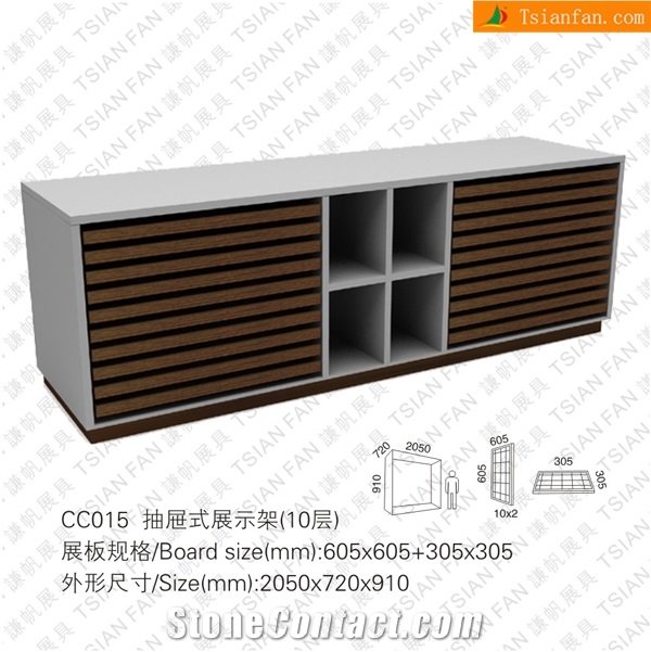Cc015 20 Panels Coloreful Stone Tile Strorage Drawer for Wasehouse