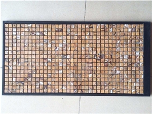 Brown Marble Brick Mosaic Tiles
