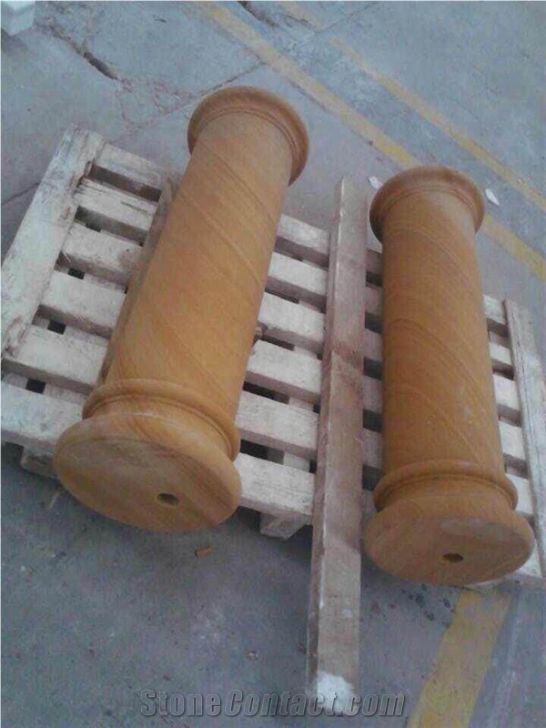 China Wooden Sandstone Column