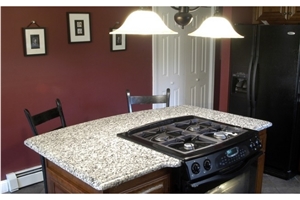 G640 Luna White Granite Kitchen Tops