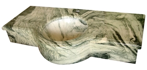 Green Marble Bathroom Tops,Vanity Tops