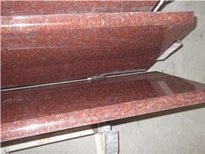 Polished Imperial Red Granite Stairs & Steps