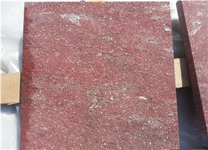 Shouning Red Granite Honed Tiles, China Red Granite Outside Flooring Tiles