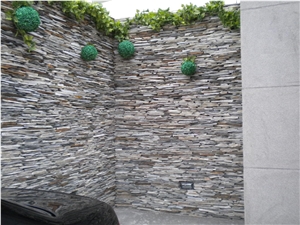 Split Face White Quartzite Cultured Stone,Stacked Stone,Ledge Stone Home Decor Tv Set Wall Background Caldding