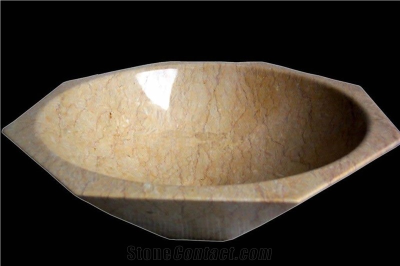Sunny Beige Marble Square Sinks,Basins